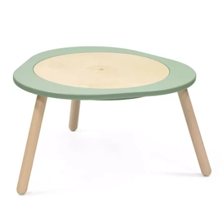 Stokke MuTable Tavolo da Gioco Multifunzionale, Altezza Regolabile, con 4 tavole intercambiabili incluse - Clover Green