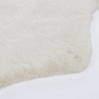 Bizzotto tappeto poliestere mindy bianco 60x90 cm effetto pelliccia