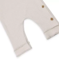 Bamboom Tutina Pure Estiva con Maniche Lunghe - 6 Mesi - Off White