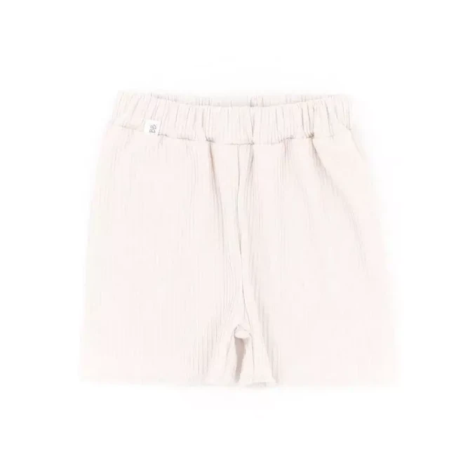 Bamboom Pantaloncino Corto Pure Estivo in Bambù - 6 Mesi - Off White