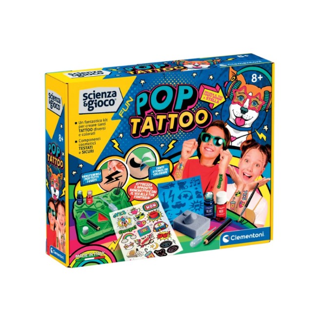 Clementoni Scienza e Gioco Pop Tattoo