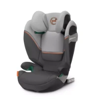 Cybex Gold Seggiolino Auto Solution S2 i-Size i-Fix, bambini dai 3 ai 12 anni - Lava Grey
