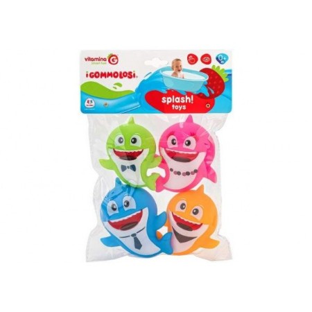 I Gommolosi Set 4 Squaletti Gommosi per il Bagnetto