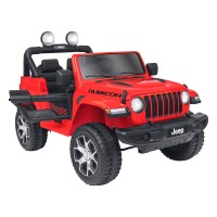 Globo Auto Elettrica 12V Jeep Wrangler Rubicon Rossa
