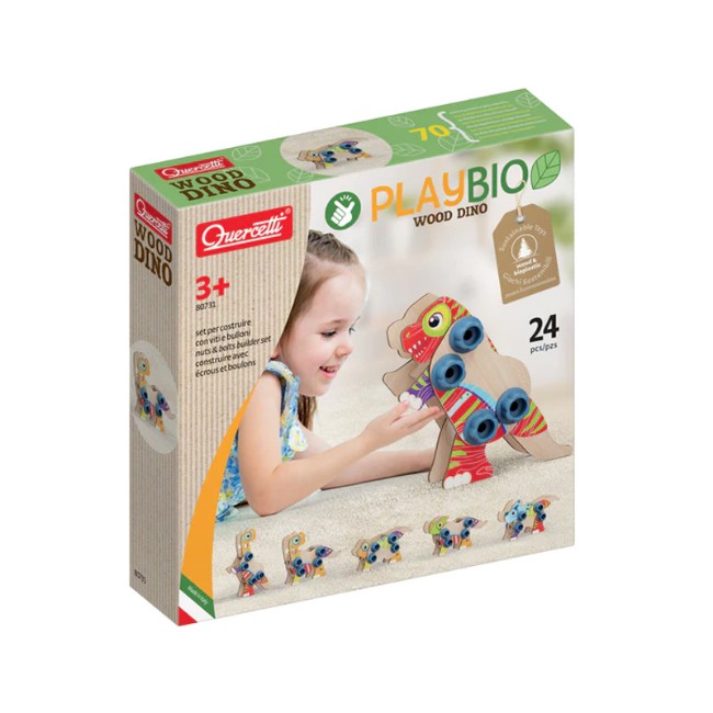 Quercetti Play Bio Wood Dino