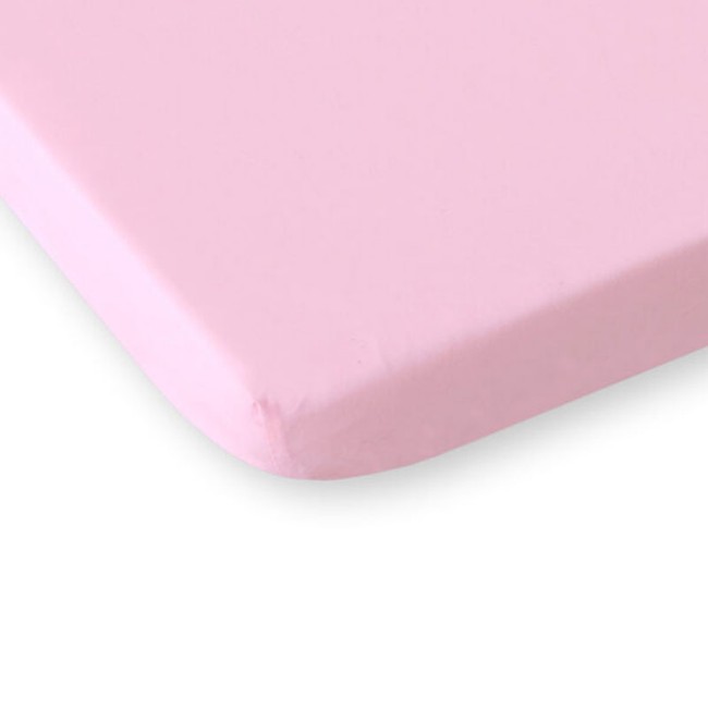 Picci Lenzuolo con Angoli Colorelle per Culla e Carrozzina - Rosa