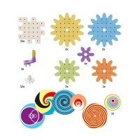 Quercetti Kaleido Gears Play Eco+