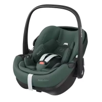 Maxi Cosi Seggiolino Auto Pebble 360 Pro R129 i-Size con Schienale Reclinabile, dalla nascita ai 15 mesi circa - Essential Green