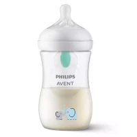 Philips Avent Biberon Natural Response con Valvola Air Free 260ml, 1m+, Elefante