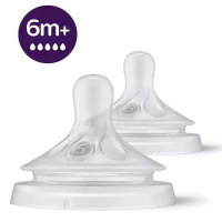 Philips Avent Tettarella Natural Response Flessibile con Fori Anticolica Taglia 5 6m+