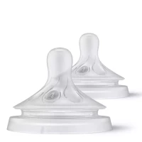 Philips Avent 2pz Tettarella Natural Response Flessibile con Fori Anticolica Taglia 4 3m+
