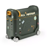 Stokke Valigia Bambino BedBox JetKids trasformabile in Lettino - Golden Olive