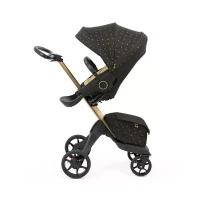 Stokke Passeggino Xplory X con Seduta Reversibile e Regolabile in Altezza, Borsa Coordinata inclusa - Signature Black