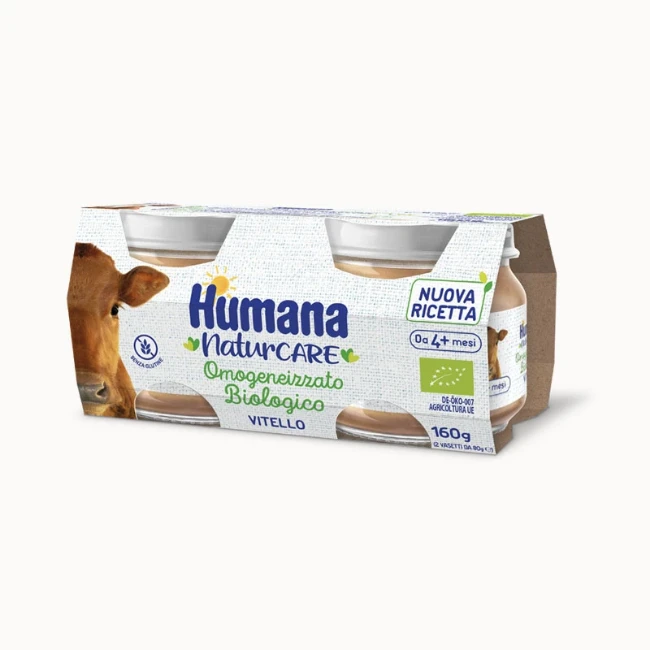 Humana Omogeneizzato di Vitello Biologico 2 x 80g