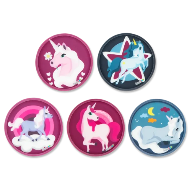 Ergobag Set di Kletties per Zaino Prime Unicorns