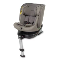 Foppapedretti Seggiolino Auto i-Turn i-Size Isofix con Base Girevole e Piede di Supporto - Desert
