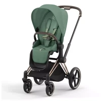 Cybex Platinum Passeggino Priam con Telaio Rosegold - Leaf Green
