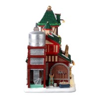 25926 Santa's Reindeer Stables Lemax