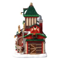 25926 Santa's Reindeer Stables Lemax