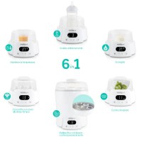 Miniland Super 6 Scaldabiberon, Sterilizzatore e Vaporizzatore 6in1