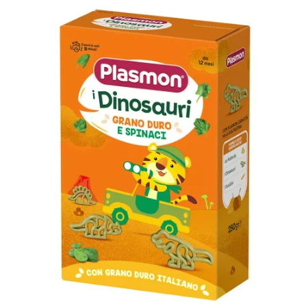Plasmon Pasta Dinosauri di Grano Duro e Spinaci 250gr