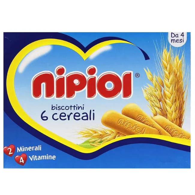Paniate - Nipiol Biscottini 6 Cereali Solubili con Vitamine e Minerali  1330gr