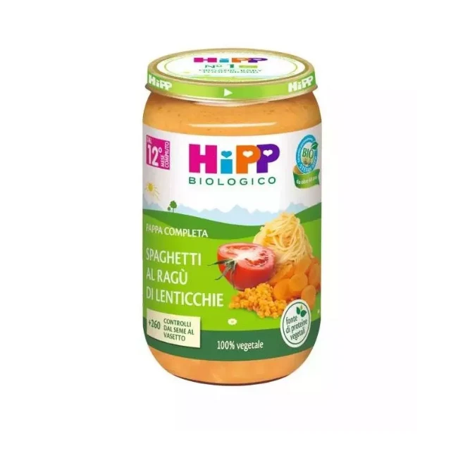 Hipp Spaghetti al Ragù Lenticchie 250gr