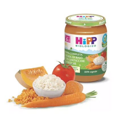 Hipp Crema di Riso Lenticchie e Verdure 190gr