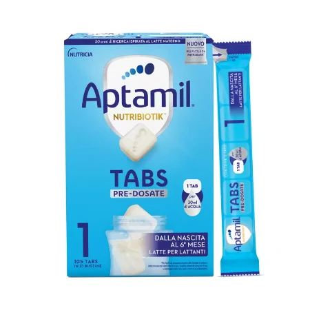 Aptamil Latte Lattanti 1 Tabs Pre-Dosate 105x4,6gr