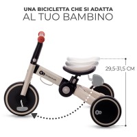 Kinderkraft Triciclo Pieghevole 4TRIKE Silver Grey