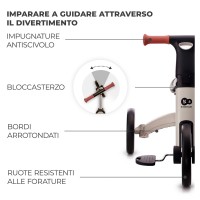 Kinderkraft Triciclo Pieghevole 4TRIKE Silver Grey