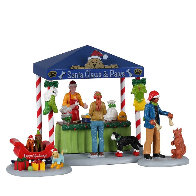 23606 Santa Claws & Paws Lemax