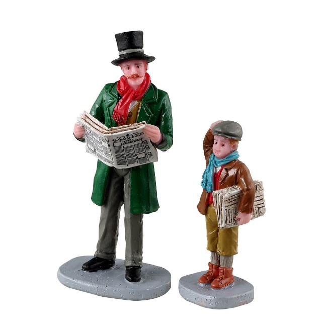 32203 Merry Newsboy Lemax