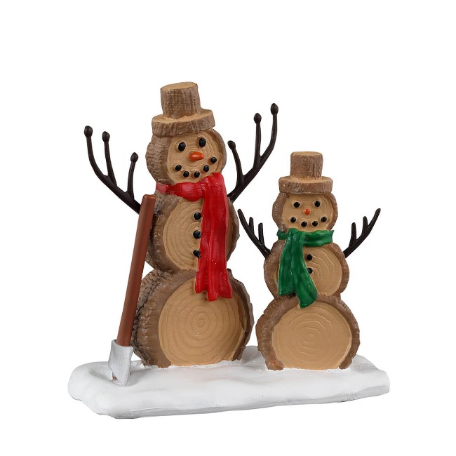 34095 Log Snowmen Lemax