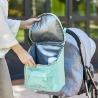 Miniland Borsa Passeggino con Spallacci Ecothermibag Lunch - Green