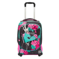 Trolley Barbie 2 Ruote Con Tasca Frontale, Maniglia Telescopica, Dimensioni 34x47x23 Cm, Capienza 36 Litri