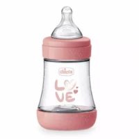 Chicco Biberon Perfect 5 con Valvola Anticolica 150ml - Rosa