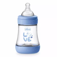 Chicco Biberon Perfect 5 con Valvola Anticolica 150ml - Azzurro