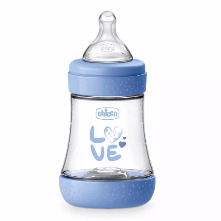Chicco Biberon Perfect 5 con Valvola Anticolica 150ml - Azzurro