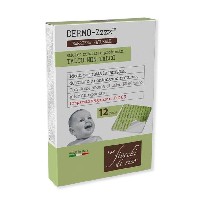 Fiocchi di Riso Cerotti Profumati DermoZzz Talco non Talco 3y+ 12pz
