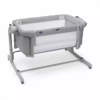 Chicco Culla Co-Sleeping Next2Me Magic Evo con Base Inclinabile e Pannello Estraibile - Grey Mist