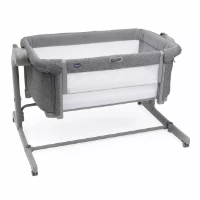Chicco Culla Co-Sleeping Next2Me Magic Evo con Base Inclinabile e Pannello Estraibile - Dark Grey