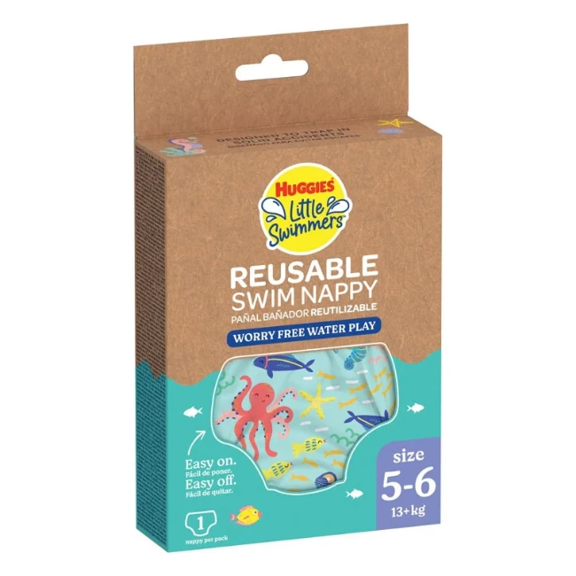 Paniate Huggies Little Swimmers Pannolino Lavabile da Piscina