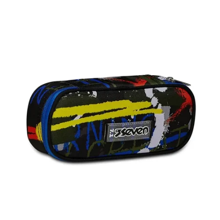 Seven Portapenne Round Plus Fluo Belts Camou Green