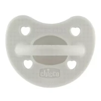 Chicco Ciuccio Luxe in Silicone 2-6m - Grigio