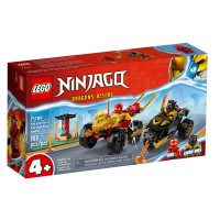 LEGO Ninjago Battaglia su Auto e Moto di Kai e Ras 71789