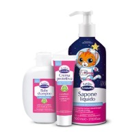 Euphidra AmidoMio Cofanetto Spazio con Sapone Liquido, Baby Shampoo e Crema Protettiva