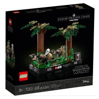 LEGO Star Wars Diorama Inseguimento con lo Speeder su Endor 75353