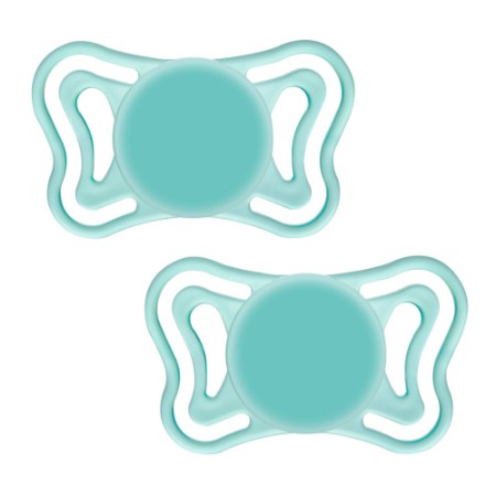 Chicco 2pz Ciuccio Light Sunset Colors in Silicone 16-36m
