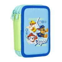 Cerdà Astuccio 3 Zip con Accessori Paw Patrol Azzurro